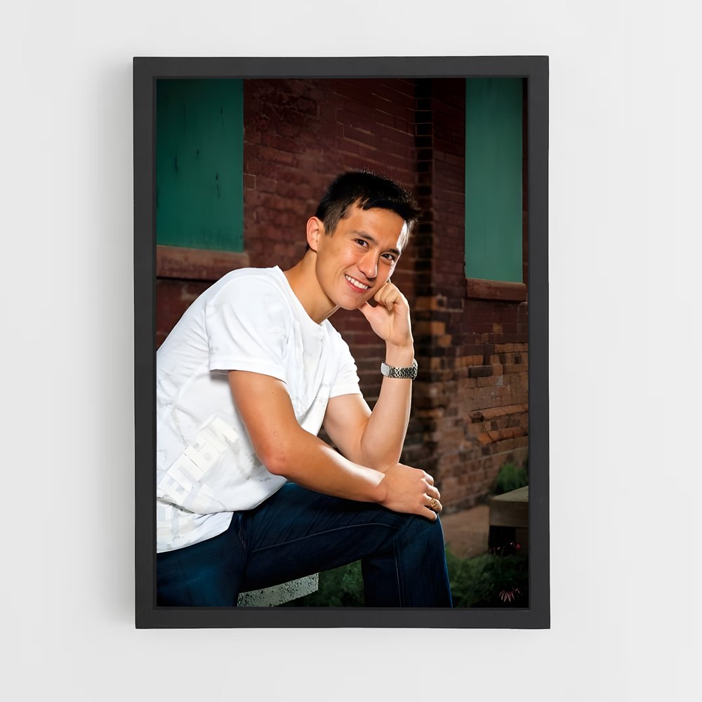Poster Patrick chan briques – affiche Patinage artistique (vue 2)